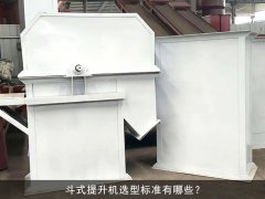 斗式提升机选型标准有哪些？